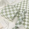 UNIQOOO 60 Sheets Checkered Tissue Paper Sage Green Gift Wrapping Paper Art Craft Paper for DIY Crafts Wedding Birthday Baby Shower Party Decorations, 20x 14 Inch view 2