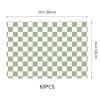 UNIQOOO 60 Sheets Checkered Tissue Paper Sage Green Gift Wrapping Paper Art Craft Paper for DIY Crafts Wedding Birthday Baby Shower Party Decorations, 20x 14 Inch view 3