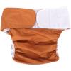 Abaodam Washable Adult Diaper for Elderly, Reusable Leakproof Urinal Pant with Breathable Fabric, Anti-Leak Protective Briefs for Hospital and Home Use, Brown Size 13-38 Inches view 1