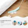 HOMOCONO Telescopic Dust Remover Brush Set 2.5M Extendable Electrostatic Down Duster with Thick Rod 5pcs Light Blue for Home Cleaning and Ceiling Dusting view 3