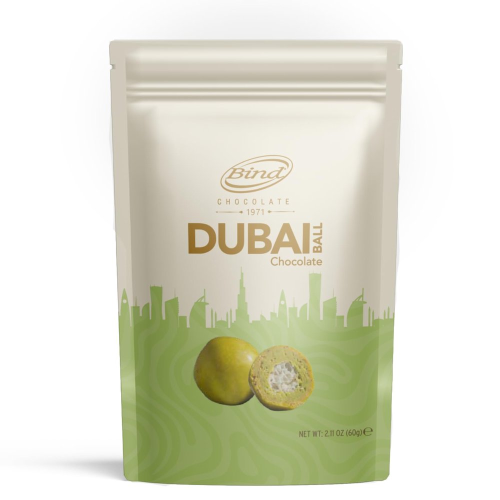 Life Plus Style Gourmet Bind Dubai Pistachio Kunafa Chocolate Balls Filled with Creamy Pistachio Milk Chocolate Candy Crispy Rice Puffed Gourmet Dessert Gift Variety Pack Product of Turkey 60g (Dubai Chocolate)