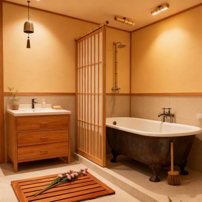 Nordic Teak 100% Solid Teak Bathroom Mat, 1.4" High, Suitable for Indoor and Outdoor Use - Wooden Platform to Decorate and Protect Sauna, Pool and Hot Tub Floors(30" x 27" (Rectangular))