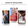 DECOMELODY Decorative Raffia Shredded Paper 2Pcs 120G Pack Wrinkling Silk Paper Filler for Candy Boxes Basket Filling Party Decor in Burgundy view 4