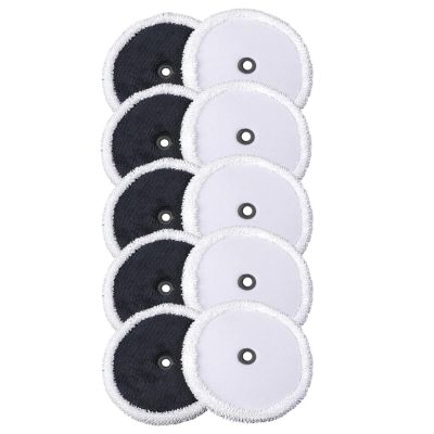 10pcs Vacuum Cleaner Sweeping Robot Mop Pads Mop Cloths,Compatible For EVERYBOT RS700 RS500