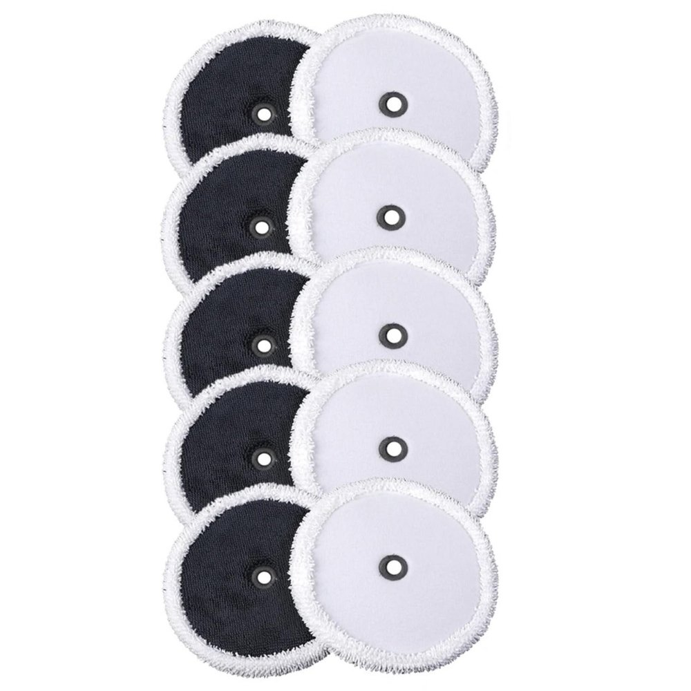 10pcs Vacuum Cleaner Sweeping Robot Mop Pads Mop Cloths,Compatible For EVERYBOT RS700 RS500