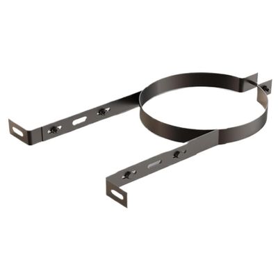 Adjustable Stainless Steel Chimney Support Bracket - 14cm Wall-Mounted Pipe Stand for Exhaust & Drainage Tubes, Durable & Versatile, Ideal for Home & Outdoor Use