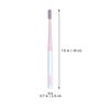 Veemoon Soft Bristle Toothbrush for Travel 8pcs, Small Head Adult Oral Care Tool with Gentle Cleaning Bristles, Portable Teeth Cleaning Brush Set for Home and Travel Use view 2