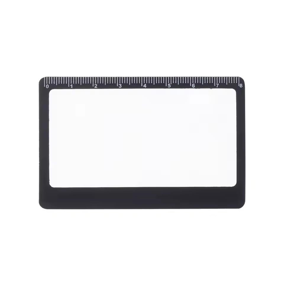 10pcs Reading Glass Lens Outdoor Focused Book Page Magnification Magnifier Sheet X3 Magnifying