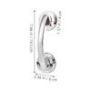 Abaodam 2Pcs Heavy Duty Suction Grab Bars for Bathtubs and Showers, No Drill Plastic Sucker Handles Strong Hold, Accessible Bathroom Safety Grab Bars for Seniors and Disabled view 2