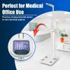 400lbs & Up to 81.4In Ultrasonic Electronic Height and Weight Scale, Digital Physician Scale with Smart Display & Audio Results, Multi-Function Medical Physician Scale for Hospital, Gym, School view 2