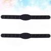 POPETPOP Ear Protective Mask Hooks Silicone Ear Saver Straps 5Pcs Set Black Flexible Rear Mask Hanging Hook view 2