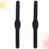 POPETPOP Ear Protective Mask Hooks Silicone Ear Saver Straps 5Pcs Set Black Flexible Rear Mask Hanging Hook view 3