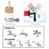GKOKG Brushs,Waterfedpole Window Cleaning, Window Cleanibrush Equipment, Cleaniphotovoltaic and Solar Panels/Positioniheight/More Convenient/Safer,5 M/8 M view 2