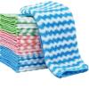 HUBGFEQ Soft Cleaning Cloth, Highly Absorbent, Reusable Kitchen Dishwashing Cloth, Household Wiping Towel-Random Colors-10Pcs view 1