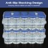 10ml Vial Peptide Storage Case 10-Slot Insulin & Peptide Organizer Bag for Fridge, Transparent Protector Box Holder for 1-3mL Glass Vials (Insulin, GLP-1, Peptides, Etc.) by WIBOND view 4