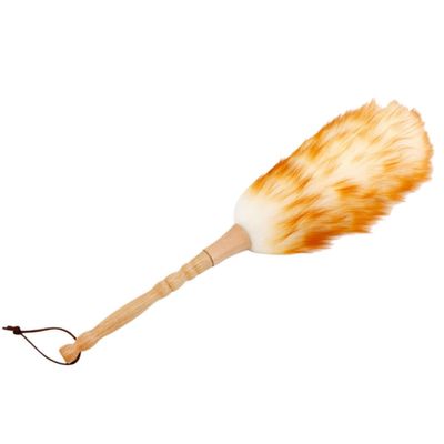 LALADEFIEE Electrostatic Dusting Brush Wool Duster for Cleaning, Professional Static Dust Cleaner with Soft Lambswool Head, Multipurpose Dust Removal Tool for Home, Office, and Car Use