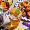 200PCS Football Wooden Cocktail Picks Sports Game Day Appetizer Fruits Sticks Toothpicks Cupcake Toppers Party Supplies Decorations view 2