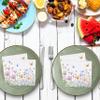 100 Count Wildflower Butterfly Floral Cocktail Napkins Spring Garden Paper Beverage Napkins for Parties Showers Events view 3