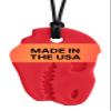 ARK Dino-Bite, Chew Necklaces for Sensory Kids and Adults, Oral Fidget for Autism, ADHD, SPD, Anxiety, Medical-Grade Sensory Chew Necklace, Standard, Softest, Red view 1