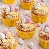 10 Pcs Easter Cake Toppers Bunny Egg Cupcake Decoration Gold Rabbit Dessert Happy Easter Spring Birthday Party Supplies view 2