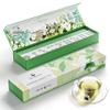 PANSIPTEA Jasmine Green Tea Gift Set, 18 Whole Leaf Tea Bags, First-Flush Spring Tea Naturally Scented 6 Times, Premium Mahjong-Inspired Gift Box for Tea Lovers view 1