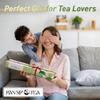PANSIPTEA Jasmine Green Tea Gift Set, 18 Whole Leaf Tea Bags, First-Flush Spring Tea Naturally Scented 6 Times, Premium Mahjong-Inspired Gift Box for Tea Lovers view 4