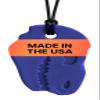 ARK Dino-Bite, Chew Necklaces for Sensory Kids and Adults, Oral Fidget for Autism, ADHD, SPD, Anxiety, Medical-Grade Sensory Chew Necklace, Standard, Softest, Dark Blue view 1