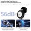 AOOJ 56dB Noise Canceling Earplgs for Sleeping, Pro Sleep Ear Plugs for Side Sleepers, Comfortable & Reusable, Block Snoring, Noise Reduction, Includes 3 Pairs (S/M/L) Black view 4