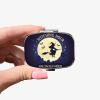 1pc Square Pill Box, Mini 2 Compartment Medicine Pill Organizer, Household Portable Medicine Storage Box, Vitamins Fish Oil for Pockets Purses Travel Unique Gift (Halloween Witch) view 3