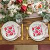 100 Count Spring Blush Peony Floral Cocktail Napkins, Paper Beverage Napkins for Parties, Bridal Showers, Garden Events view 3