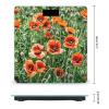 Red Poppy Flowers Leaves Scale for Body Weight Smart Scales Digital Bathroom Scale High Precision Weighing Scales with Large Display Weighing Machine for People view 2