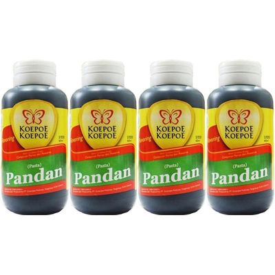 Koepoe Koepoe, Flavoring, Pasta Pandan, 60ml (Pack of 4)