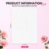 60 Sheets White Tissue Paper for Gift Bags, 27.5x19.7 inches White Glitter Sparkle Wrapping Paper for Valentine, Birthday and Holidays Wrap Craft Decorations view 2