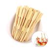 Mini Bamboo Forks 500 PCS Bamboo Disposable Wooden Fruit Fork Dessert Cocktail Set Party Home Household Decor Tableware Supplies view 2