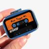 1pc Square Pill Box, Mini 2 Compartment Medicine Pill Organizer, Household Portable Medicine Storage Box, Vitamins Fish Oil for Pockets Purses Travel Unique Gift (Blue Cassette Tape) view 1