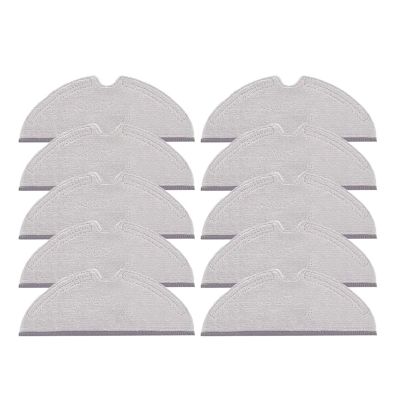 10pcs Robot Vacuum Cleaner Parts Mop Cloth Replacement Accessories,Compatible For Roborock S7 Maxv Ultra