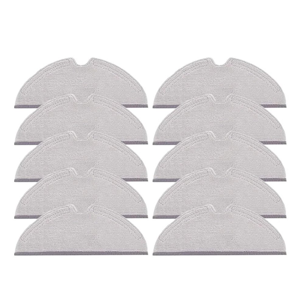 10pcs Robot Vacuum Cleaner Parts Mop Cloth Replacement Accessories,Compatible For Roborock S7 Maxv Ultra