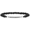 INSYOHO Dont Let the Hard Days Win Bracelet Inspirational Healing Crystal Bracelet for Women & Men, Volcanic rock Beaded Adjustable, Motivational Gift for Stress Relief & Positivity view 1