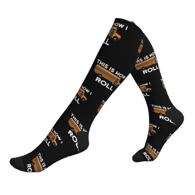 ZYASFEY School Bus Driver Compression Socks for Women and Men 15-20mmHg-Circulation Support Socks