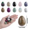 jiebor 10 PCS Easter Crystals Decorative Egg Ornaments Bulk for Vase Basket Filler Home Decor Gift view 2