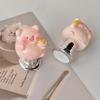 Piggy Toilet Button Pusher Set of 4 Cute Pink Toilet Flusher Top Push Button for Long Nail Flush Button Hygienic Bathroom Helper & Decor (Pink) view 2