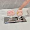 Piggy Toilet Button Pusher Set of 4 Cute Pink Toilet Flusher Top Push Button for Long Nail Flush Button Hygienic Bathroom Helper & Decor (Pink) view 3