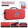 500 Pcs First Aid Kit for Travel/Camping/Businesses/Home/Car, Waterproof Emergency Kit for Hiking, Sports, Truck, Office, Vehicle & Outdoor Emergency Supplies, Well-Organized Home Travel Essentials view 3
