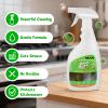 NUAN 2 Pack Kitchen Degreaser Cleaner, 500 ml Heavy Duty Grease Remover Spray for Stove, Range Hood, Cooktop & Kitchen Surface view 4