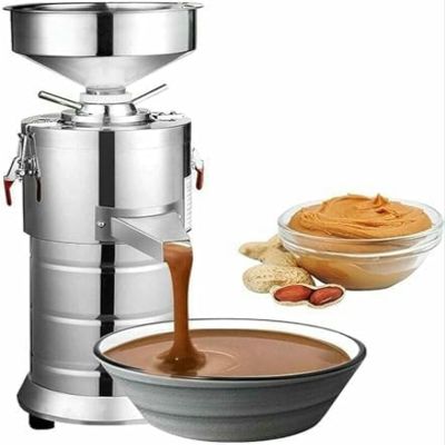 1100W Peanut Butter Maker Machine, Electric Grain Grinder, Commercial Sesame Sauce Grinder for Groundnut, Almond, Cashew Nut