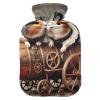 Hot Water Bottle with Soft Cover Feet and Bed Warmer Hamster Guinea Pig Warm Water Heat Bottles for Menstrual Cramps Pain Relief Medium view 1