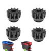 Begot 4PCS Pedal Bearing Replacement Compatible with O-Cedar Easywring, Easy Fix for 90% Rotation Mop Bucket on The Market (Black) view 1