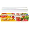 Plastic Food Wrap- 485 SQ. FT. Kitchen Cling Wrap Includes Slide Cutter BPA-Free Clear Cling Film 30cm150Meters view 1