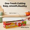 Plastic Food Wrap- 485 SQ. FT. Kitchen Cling Wrap Includes Slide Cutter BPA-Free Clear Cling Film 30cm150Meters view 4