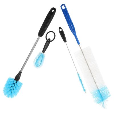 Bottle Cleaner Brush Set with Long Handle, Sponge Plastic Cleaning Tool